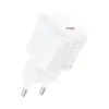 Зарядний пристрій Acefast A118 USB-C PD30W GaN white (6974316285366)