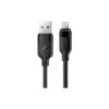 Дата кабель USB 2.0 AM to Lightning 1.2m 2.4A TPE black Acefast (6974316286202)
