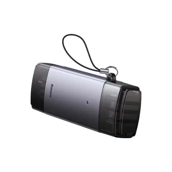 Зчитувач флеш-карт Baseus USB-A + USB-C to SD/TF gray (WKQX060113) Зчитувач флеш-карт Baseus USB-A + USB-C to SD/TF gray (WKQX060113)