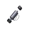 Зчитувач флеш-карт Baseus USB-A + USB-C to SD/TF gray (WKQX060113) Зчитувач флеш-карт Baseus USB-A + USB-C to SD/TF gray (WKQX060113)