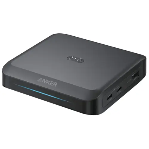 Зарядний пристрій Anker 2xUSB-C + 1xUSB-A 150W Pogo pin black (A1903G11)