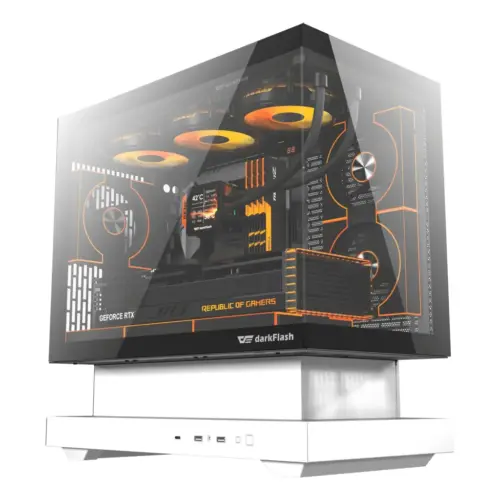 Корпус для ПК DARKFLASH F1 WHITE Корпус для ПК DARKFLASH F1 WHITE