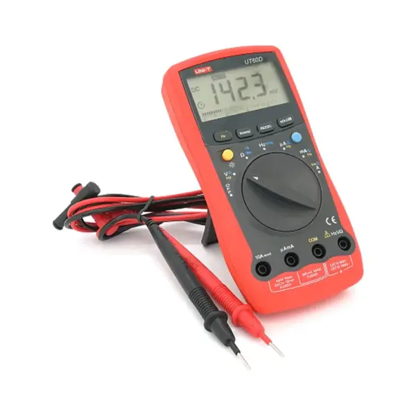 Цифровий мультиметр UNI-T UNI-T UT60D(EU) Вимірювання V, V, A, A, , F, RPM. (UNI-T UT60D)
