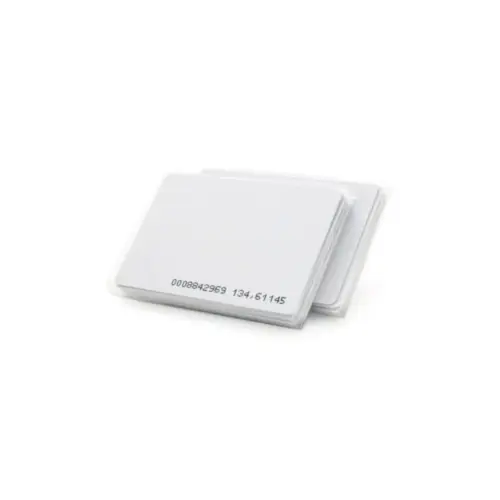 Безконтактна картка Voltronic 125кГц, TK4100, 1.6мм, для перезапису, біла, з прорізом, 20шт. (YT33343)