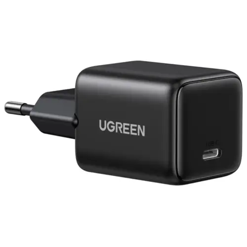 Зарядний пристрій Ugreen X513 USB-C PD30W QC4.0 GaN black (65007)
