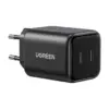 Зарядний пристрій Ugreen X526 2xUSB-C PD45W GaN black (65058)