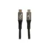 Дата кабель USB-C to USB-C 1.0m USB4 240W 16K60Hz braided Cablexpert (CCBP-USB4.2-CMCM240-1M)