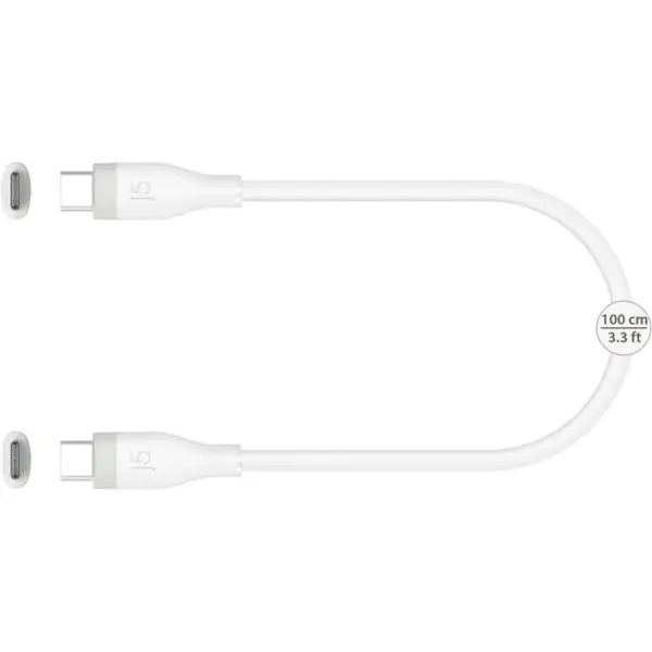 Дата кабель USB-C to USB-C 1.0m 60W (20V/3A) premium J5create (JUCX17W-N) Дата кабель USB-C to USB-C 1.0m 60W (20V/3A) premium J5create (JUCX17W-N)