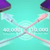 Дата кабель USB-C to USB-C 1.8m 60W (20V/3A) premium J5create (JUCX18L18W-N)