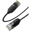 Патч-корд 1.5м, U/UTP CAT 6A Copper Ethernet Cable тонкий(діаметр 2.8мм) NW122 Black Ugreen (70333)