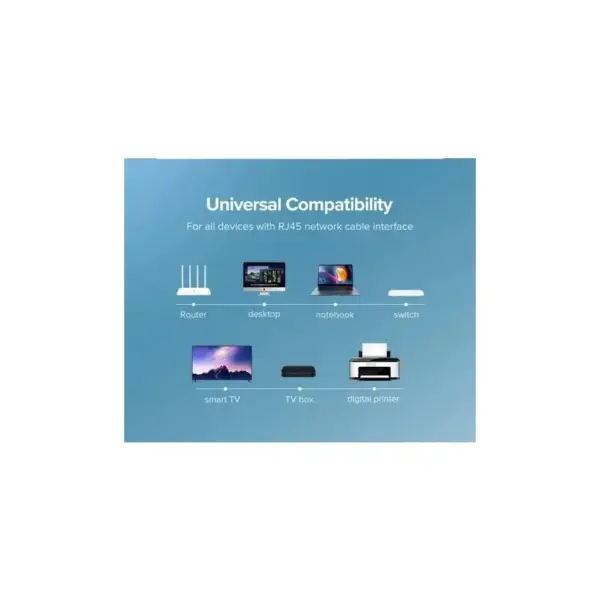 Патч-корд 1.5м, U/UTP Cat 6 CCA Lan Cable NW102 Black Ugreen (60545)