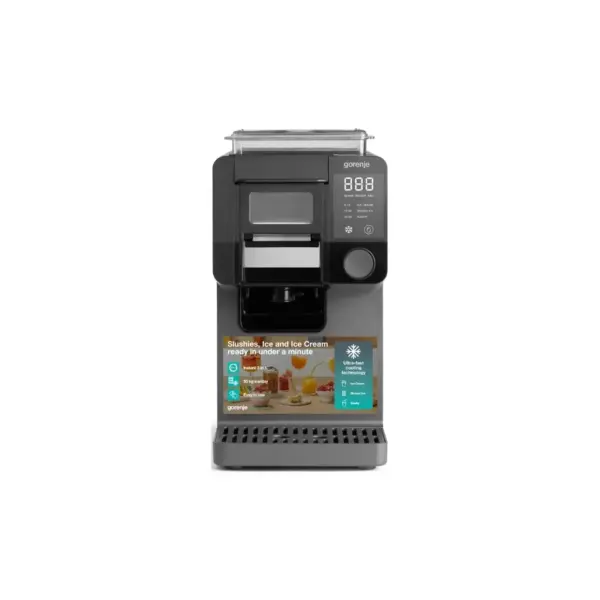 Морозивниця Gorenje 3 в 1, 210Вт, чаша-1л, 35 кг - 24 год., слаші, лід, морозиво, елек (GIICM) Морозивниця Gorenje 3 в 1, 210Вт, чаша-1л, 35 кг - 24 год., слаші, лід, морозиво, елек (GIICM)