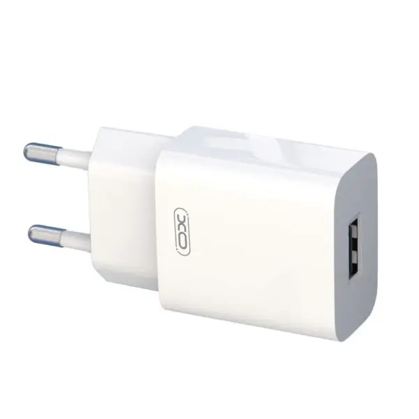 Зарядний пристрій XO L99 USB 12W + cable USB to Lightning white (L99-L-WH)