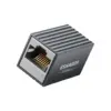 Зрощувач RJ45 8P8C Gigabit Coupler Black Essager (EZJRJK-XT0G-P)