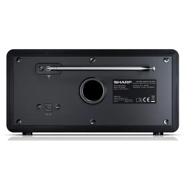 Портативний радіоприймач Sharp DR-450 Black (DR-450BK)