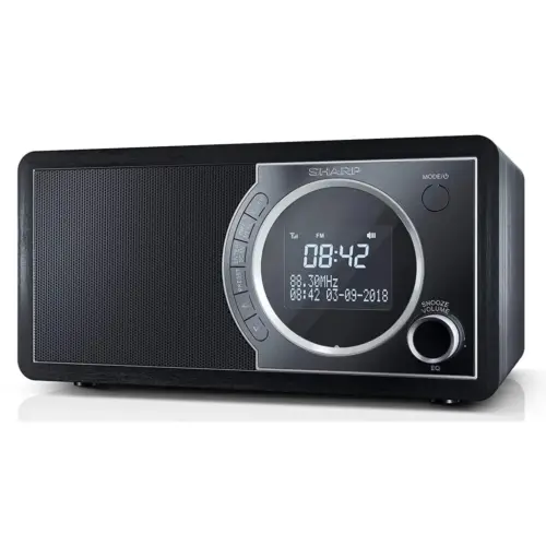 Портативний радіоприймач Sharp DR-450 Black (DR-450BK)