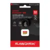 Карта пам'яті SanDisk 64GB microSDXC C10 UHS-I U3 A2 V30 R170/W80MB/s Extreme GO (SDSQXGN-064G-GN6MN)