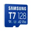 Карта пам'яті Samsung 128GB microSDXC class 10 UHS-I U3 V30 A2 T7 (MB-MB128T/WW)