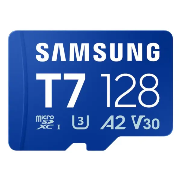 Карта пам'яті Samsung 128GB microSDXC class 10 UHS-I U3 V30 A2 T7 (MB-MB128T/WW)