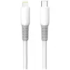 Дата кабель USB-C to Lightning 1.0m PD30W liquid silicone white ColorWay (CW-CBPDCL093-WT)