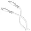 Дата кабель USB-C to USB-C 1.0m 3A PD60W liquid silicone white ColorWay (CW-CBPDCC093-WT)