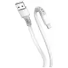 Дата кабель USB 2.0 AM to Lightning 1.0m 3A liquid silicone white ColorWay (CW-CBUL093-WT)