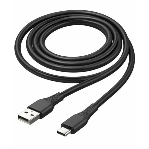 Дата кабель USB 2.0 AM to USB-C 2.0m 3A textured PVC black ColorWay (CW-CBUC095-BK) Дата кабель USB 2.0 AM to USB-C 2.0m 3A textured PVC black ColorWay (CW-CBUC095-BK)