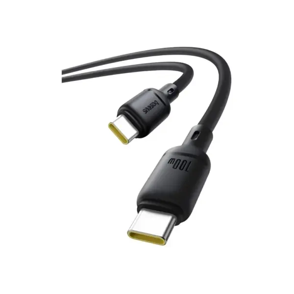 Дата кабель USB-C to USB-C 1.0m 100W black Baseus (P10377704113-00)