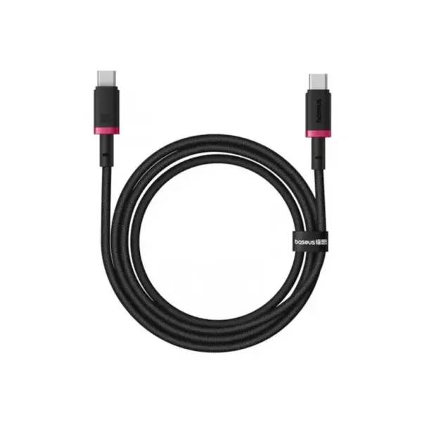 Дата кабель USB-C to USB-C 1.0m 100W red/black Baseus (P10377803U01-01)