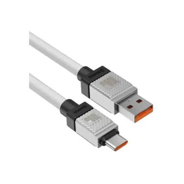 Дата кабель USB AM to USB-C 1.0m 100W white Baseus (CAKW000602) Дата кабель USB AM to USB-C 1.0m 100W white Baseus (CAKW000602)