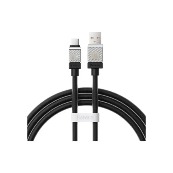 Дата кабель USB AM to USB-C 1.0m 5A 20V 100W black Baseus (CAKW000601)