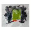 Стяжка Alloid 20х90мм, пластик, 25шт./уп., чорний (PC-209025B)