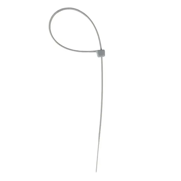 Стяжка Alloid 4.8х250мм, пластик, 100шт./уп., сірий (PC-48250G)