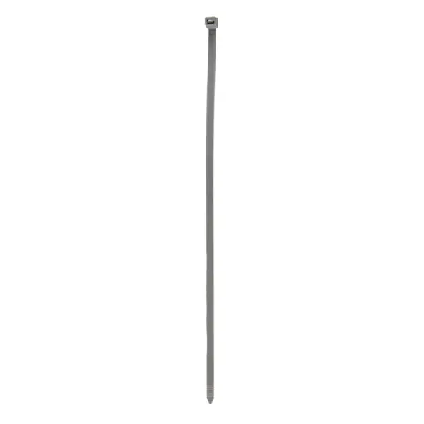 Стяжка Alloid 7.6х400мм, пластик, 100шт./уп., сірий (PC-76400G)