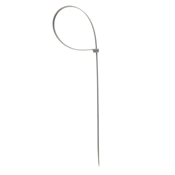 Стяжка Alloid 7.6х500мм, пластик, 100шт./уп., сірий (PC-76500G)