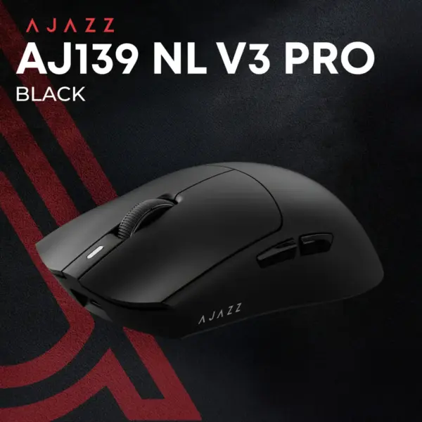 Мишка Ajazz AJ139 Near Link V3 Pro+ Wireless/Bluetooth/USB Black (AJ139-NL-V3-PRO-B)