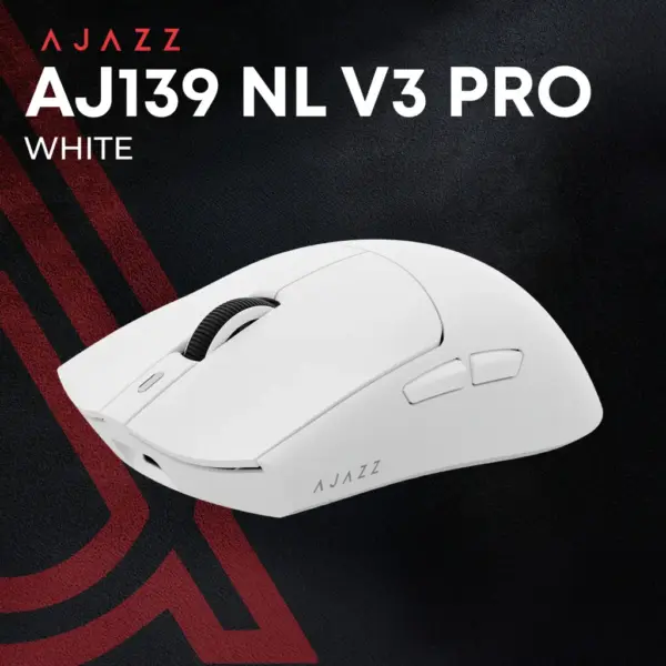 Мишка Ajazz AJ139 Near Link V3 Pro+ Wireless/Bluetooth/USB White (AJ139-NL-V3-PRO-W)