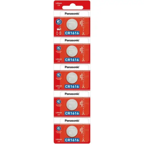Батарейка CR 1616 Lithium 5pcs Blister Panasonic (CR-1616/5BE)