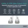 Патч-корд 10м, FTP, cat.6A, Sliim, AWG 32/7, Cu, LSZH, grey Digitus (DK-1632-A-100S)