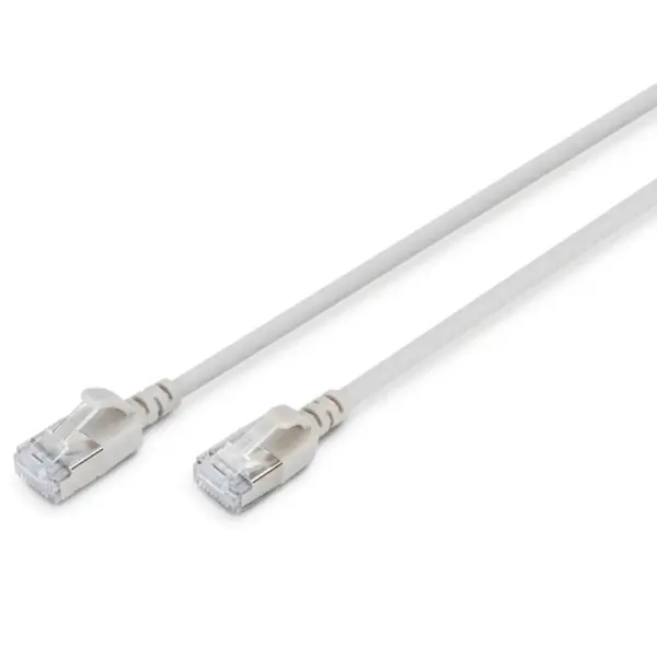 Патч-корд 10м, FTP, cat.6A, Sliim, AWG 32/7, Cu, LSZH, grey Digitus (DK-1632-A-100S)