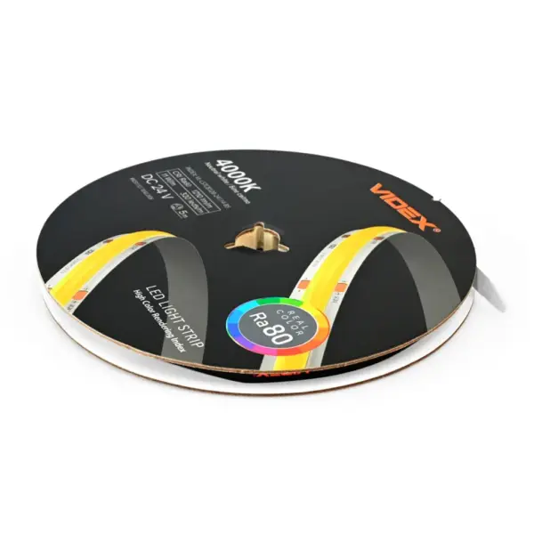 Світлодіодна стрічка Videx COB DC24V 55W 5M 4000K Ra80 IP20 5м (VL-LSTCB320-24114-B5)