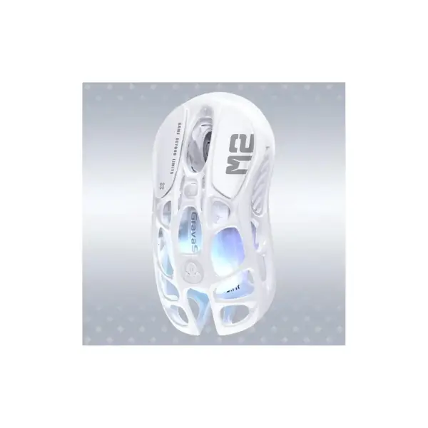 Мишка GravaStar Mercury M2 RGB Wireless/Bluetooth/USB Opaline White (GRAVASTARM2_WHT)