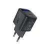 Зарядний пристрій Acefast USB-C 30W GaN with digital display black (6974316284444)