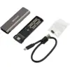 Кишеня зовнішня Maxxter USB-C USB 3.1 Gen2 M.2 NVMe 10Gbps gray (EHDE-2280S-02)