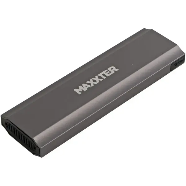 Кишеня зовнішня Maxxter USB-C USB 3.1 Gen2 M.2 NVMe 10Gbps gray (EHDE-2280S-02)