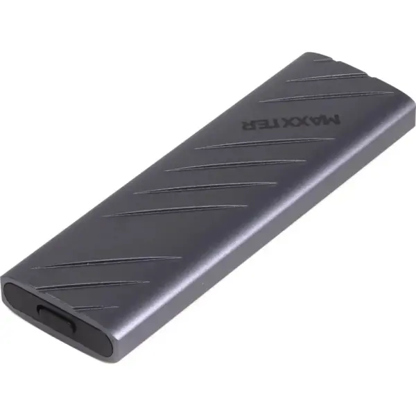 Кишеня зовнішня Maxxter USB-C USB 3.2 Gen2 M.2 NVMe PCI-E 10Gbps aluminum black (EHDE-2280S-01) Кишеня зовнішня Maxxter USB-C USB 3.2 Gen2 M.2 NVMe PCI-E 10Gbps aluminum black (EHDE-2280S-01)