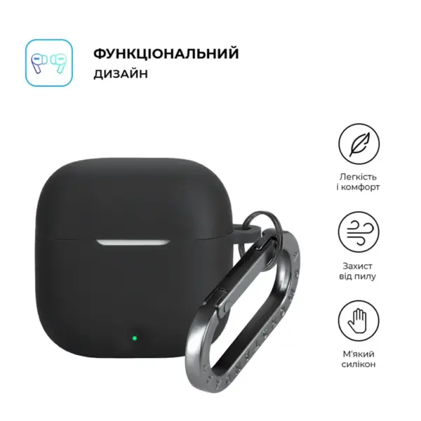 Чохол для навушників Armorstandart Hang Case For OPPO Enco Buds3 Black (ARM88030)