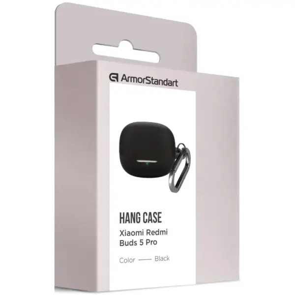 Чохол для навушників Armorstandart Hang Case For Xiaomi Buds 5 Pro Black (ARM84515)