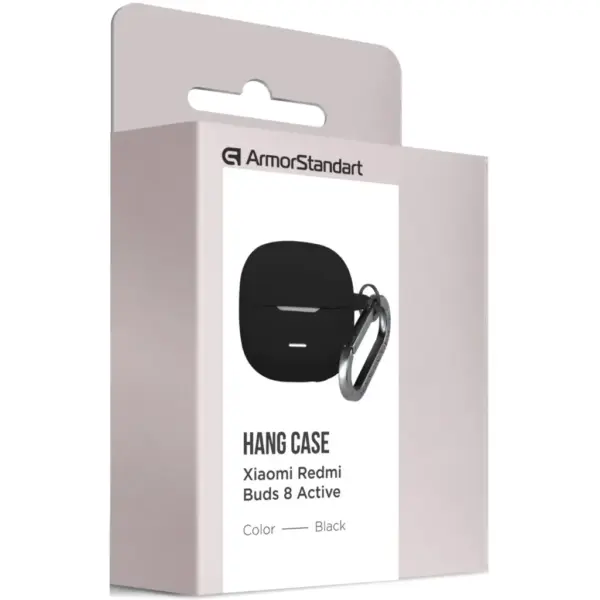 Чохол для навушників Armorstandart Hang Case For Xiaomi Redmi Buds 8 Active Black (ARM91271)