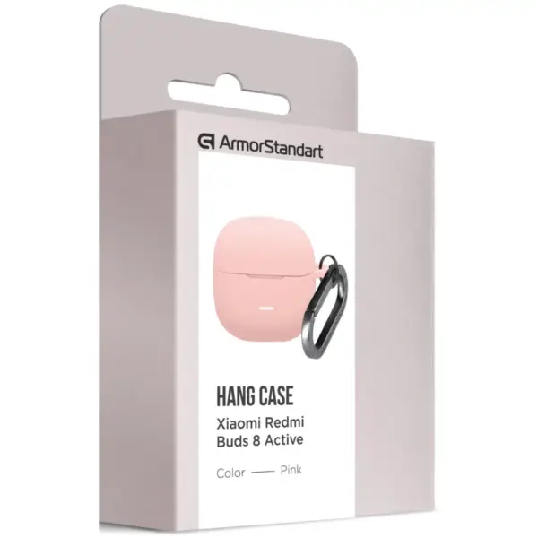 Чохол для навушників Armorstandart Hang Case For Xiaomi Redmi Buds 8 Active Pink (ARM91298)